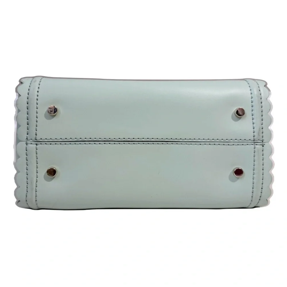 Kate Spade Bag and Dust Bag Lilac Road Marguerite Mint Scalloped Edge